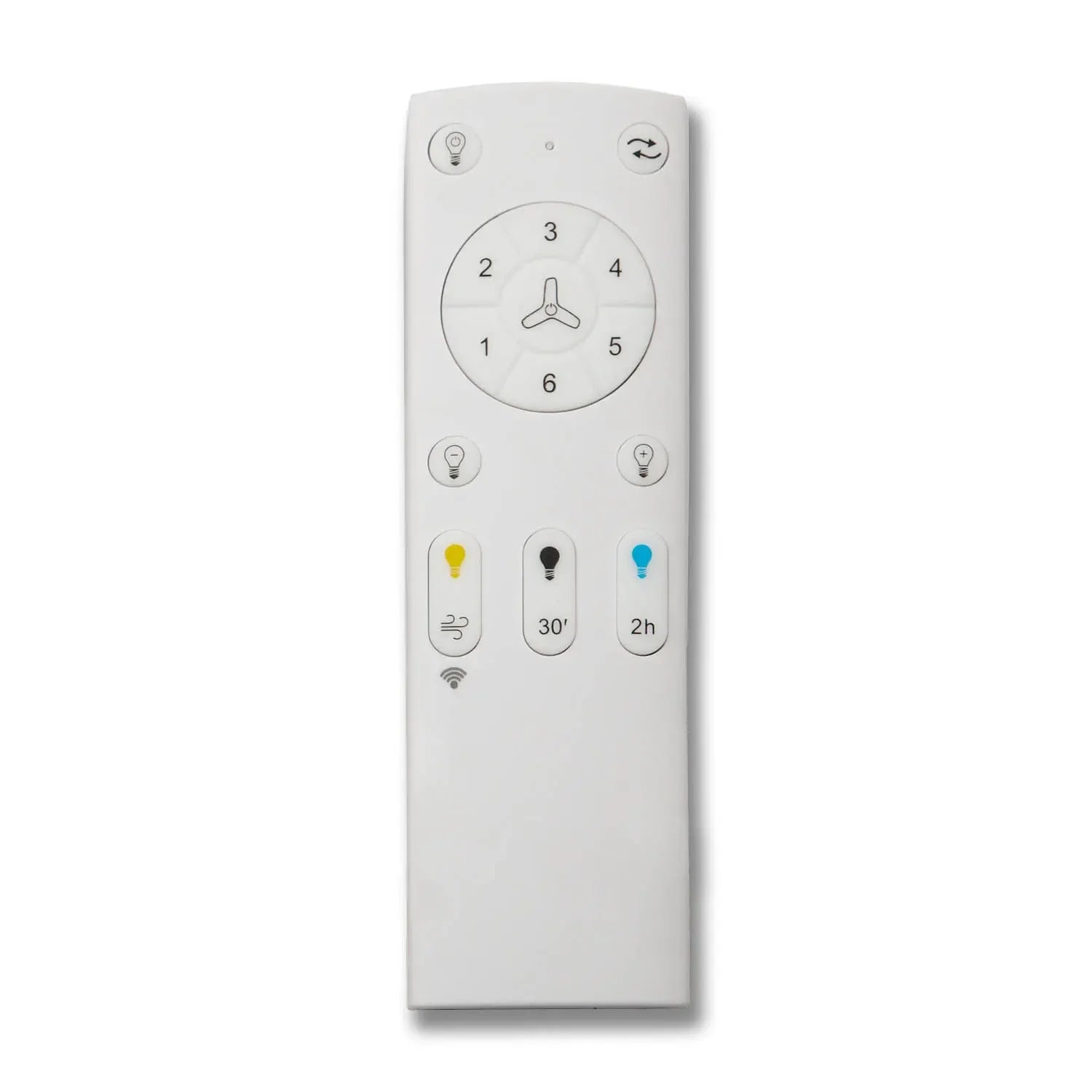 LÚZETE - VENTILATORE DA SOFFITTO LED 18W REGOLABILE 4 PALE MOTORE DC LAGOS