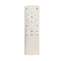 LÚZETE - VENTILATORE DA SOFFITTO LED 24W REGOLABILE NERO CON 4 PALE PIEGHEVOLI GERALDTON