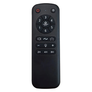 LÚZETE - VENTILATORE DA SOFFITTO LED 38W REGOLABILE 4 PALE PIEGHEVOLI TUCSON