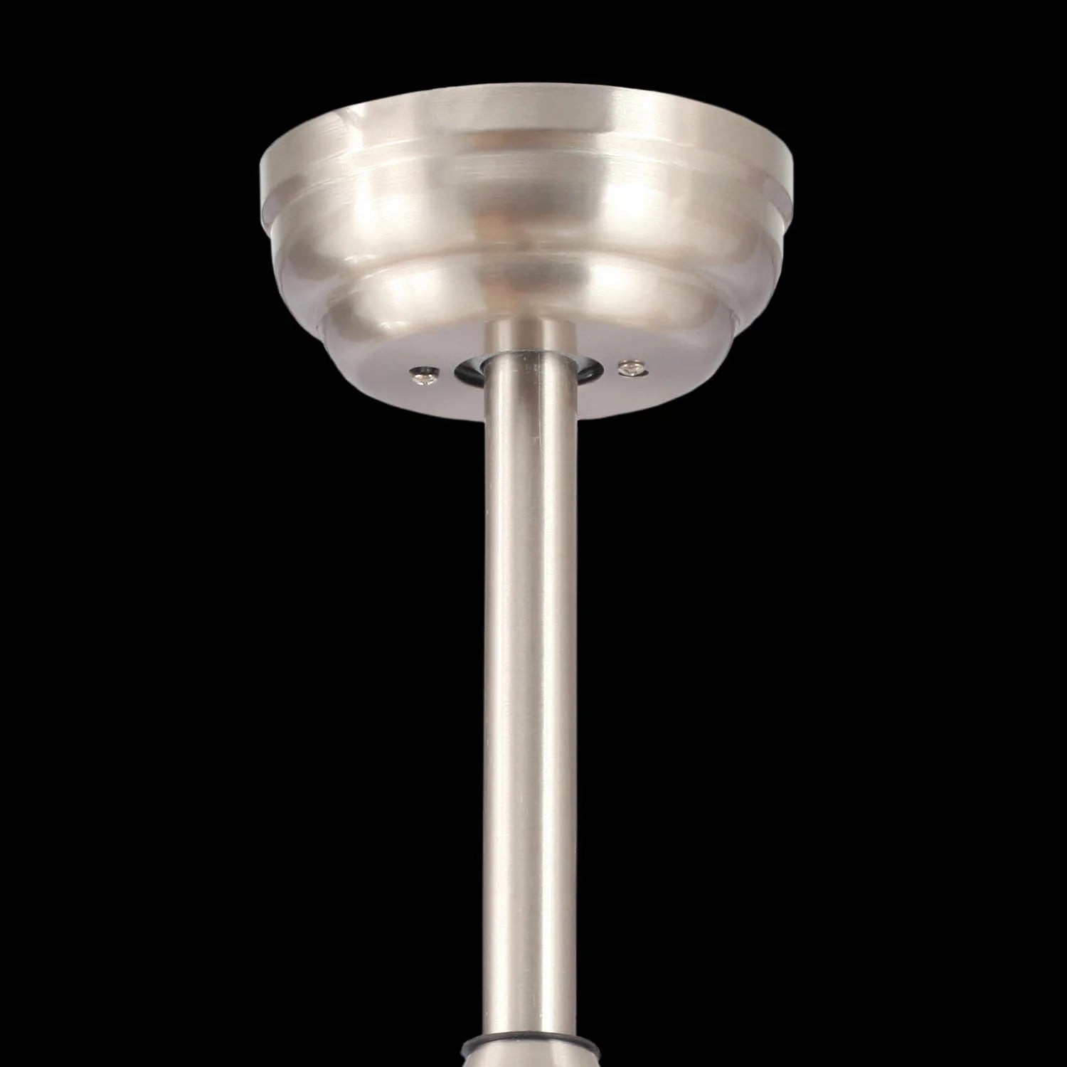 LÚZETE - VENTILATORE DA SOFFITTO LED LORENZO 18W NICHEL