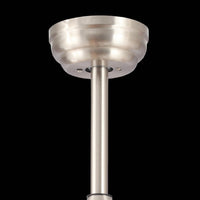 LÚZETE - VENTILATORE DA SOFFITTO LED LORENZO 18W NICHEL