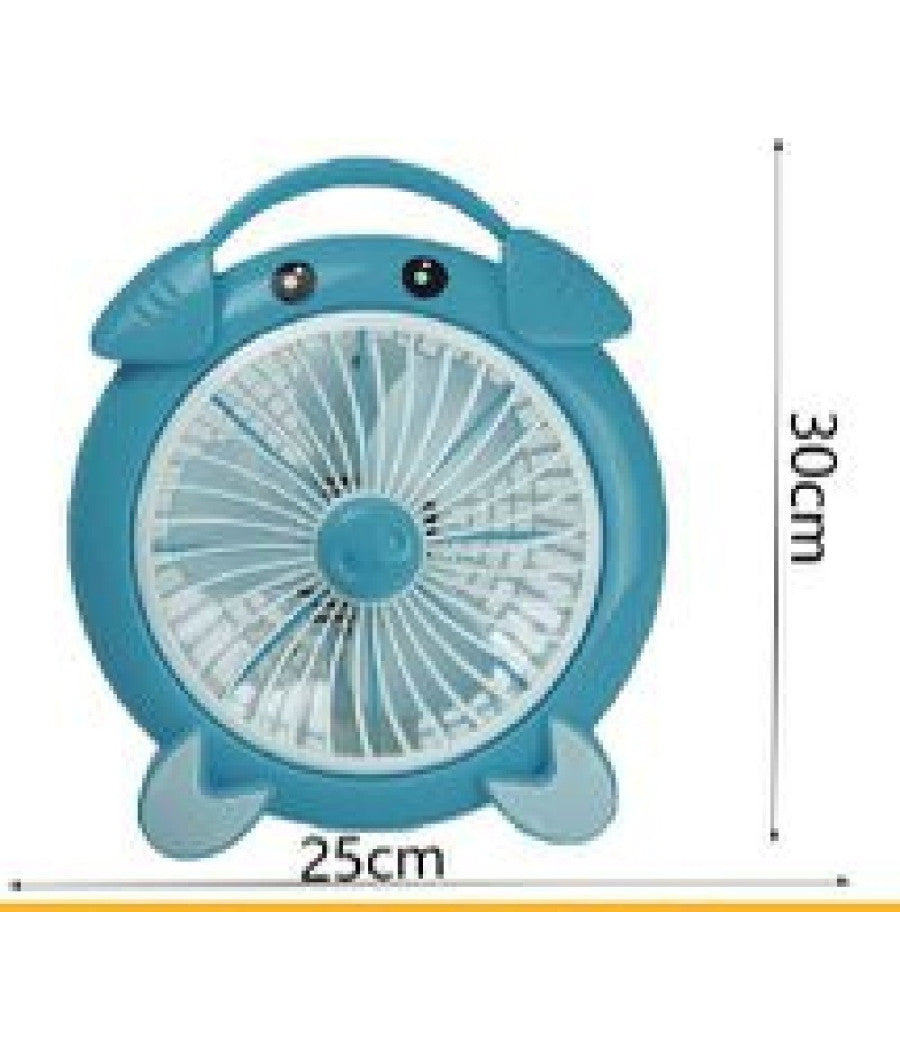 Ventilatore Elettrico 30 Watt 3 Ventole Silenzioso Da Tavolo Colorato Tx-9280         