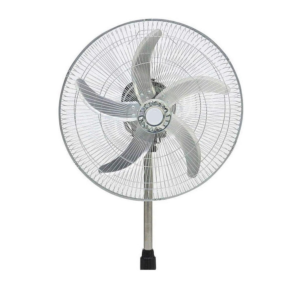 Trade Shop - Ventilatore In Acciaio 65w A Piantana Antiribaltamento Con 5 Pale 3 Velocità 6057001ml -