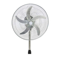Trade Shop - Ventilatore In Acciaio 65w A Piantana Antiribaltamento Con 5 Pale 3 Velocità 6057001ml -