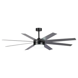 LÚZETE - VENTILATORE LED 24W REGOLAMENTO 8 ASPAS MOTOR DC SOLEI