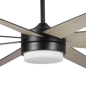 LÚZETE - VENTILATORE LED 24W REGOLAMENTO 8 ASPAS MOTOR DC SOLEI