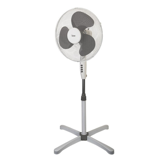 Bimar Ventilatore a Piantana VP416,Ventilatore da pavimento Altezza Regolabile, Elica Ø 40 cm con 3 Pale, Selettore 3 Velocità, Oscillazione Dx Sx, Inclinazione Regolabile