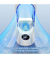 Ventilatore Tavolo Umidificazione Usb Portatile Multifunzionale 6 Velocità  Bianco         