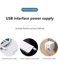 Ventilatore Tavolo Umidificazione Usb Portatile Multifunzionale 6 Velocità  Bianco         