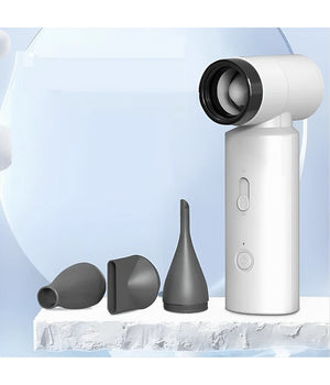 Ventilatore Turbo Con Ventola Design Elegante Moderno Portatile Multiuso         