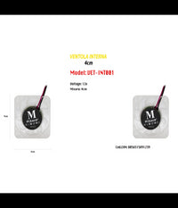 Ventola Raffreddamento Pc Computer Laptop Interna 4cm Silenziosa Maxtech Vet-int001         