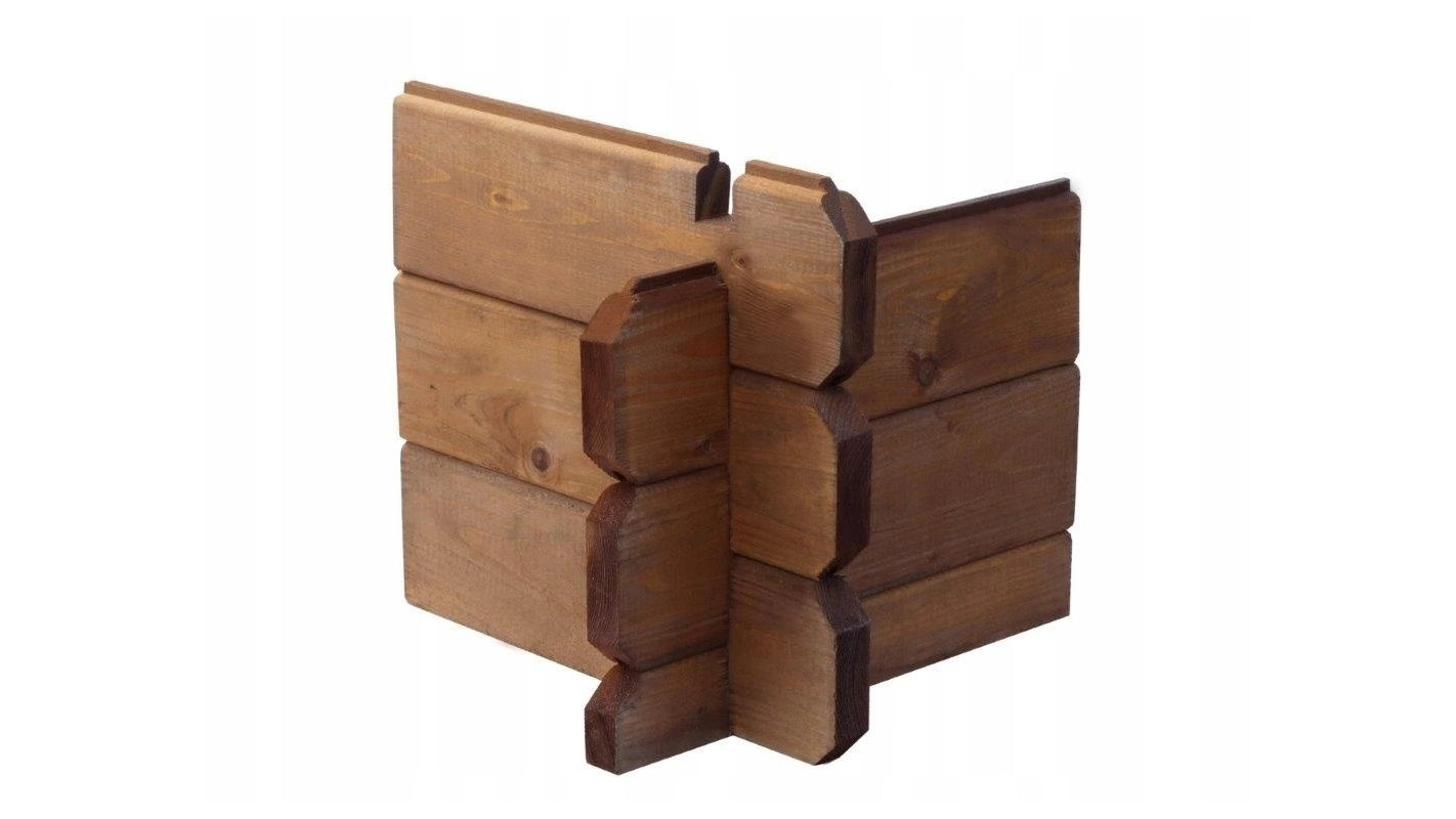 Veranda - 10.00m2 - 5.00m x 2.00m - impregnata - colore: marrone - DOM603 - ALTANKA