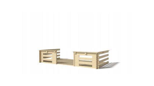 Veranda - 12.00 m2 - 4.00m x 3.00m - colore: naturale - DOM393 - ALTANKA