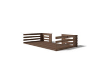 Veranda - 8.00m2 - 4.00m x 2.00m - impregnata - colore: marrone - DOM79 - ALTANKA