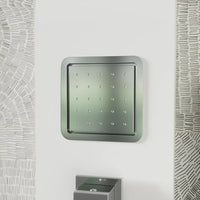 Pannello doccia in alluminio bianco opaco con doccino, 3 funzioni |  Vernel