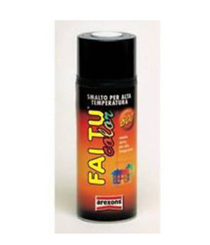 Vernice Spray Nero Per Marmitte Scarico Nero Alta Temperatura 2332         