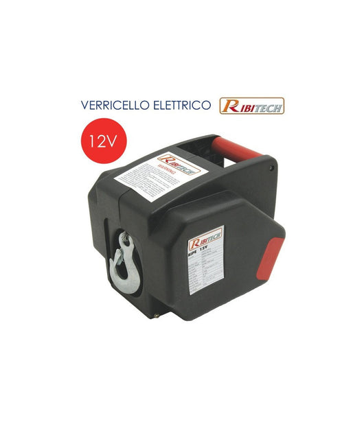Verricello Argano Elettrico 12 Volt Paranco Ribimex Ribitech Con Telecomando         