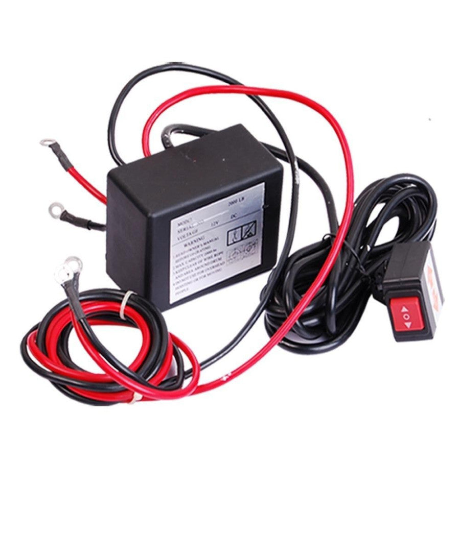 Verricello Elettrico 1350kg Paranco Argano A 12v Con Telecomando Tira Barche         