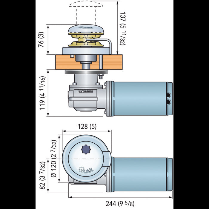 RIDER S/CAMPANA 500W 12V B.6