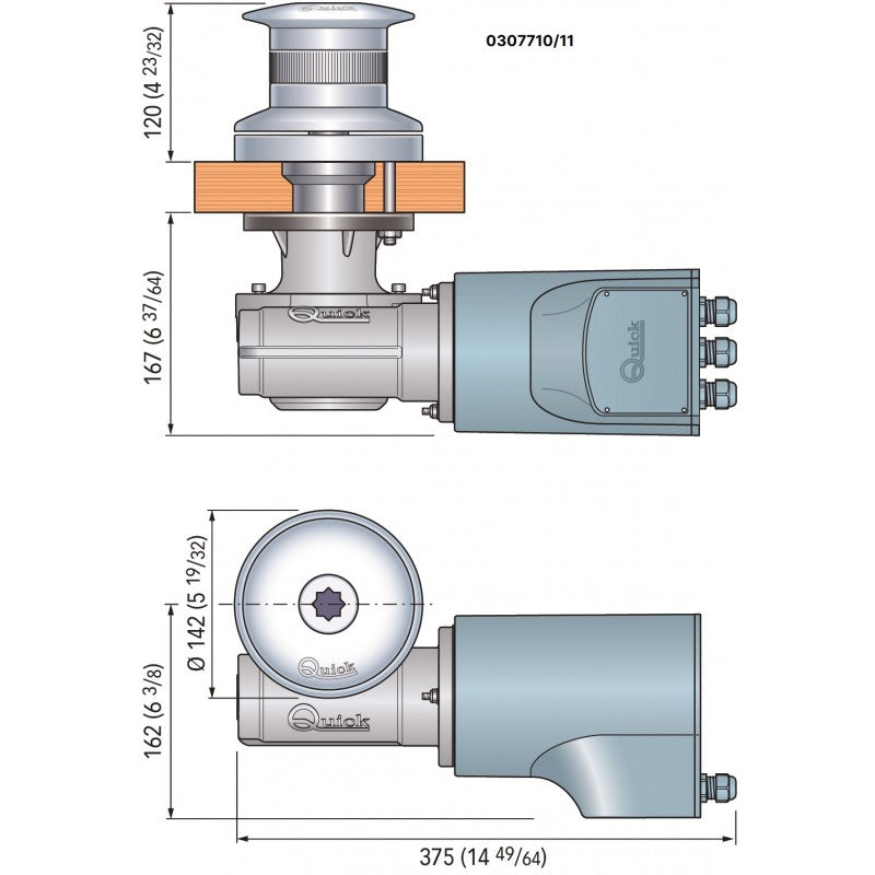 TUMBLER 1500W 12V CAMPANA Ø MM.142