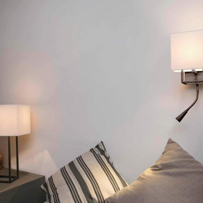 VESPER, Applique con Lettore LED per Interi, Faro Barcelona