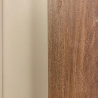 Vetrina con anta Open 67x40x197h colore noce mercure e cashmere