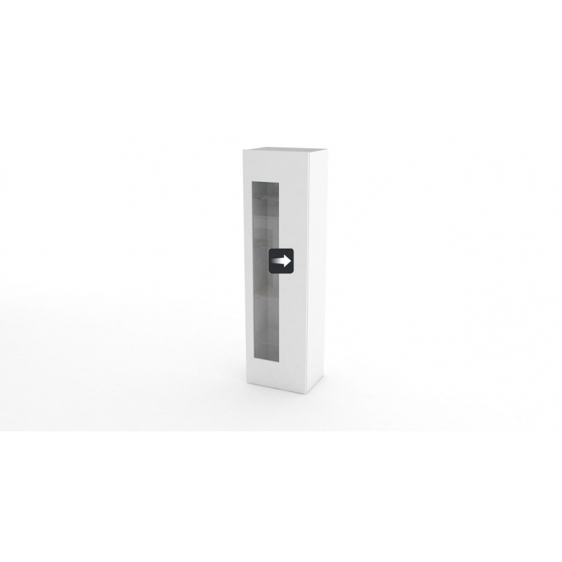 Vetrina Daiquiri – Bianco Lucido – 45x162x34cm