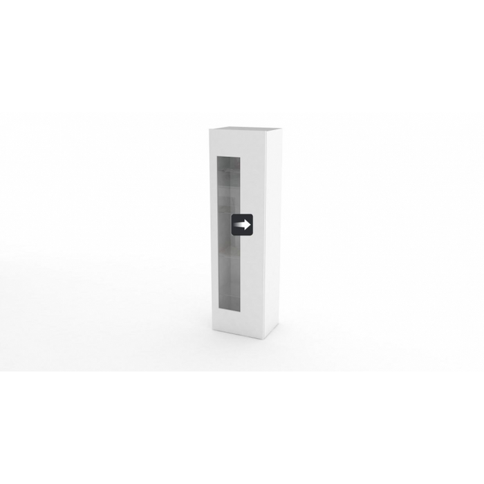 Vetrina Daiquiri – Bianco Lucido – 45x162x34cm