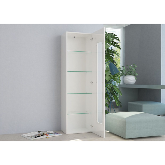 Vetrina Daiquiri – Bianco Lucido – 45x162x34cm