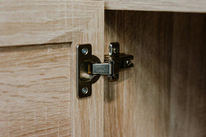 Vetrina Kara con 2 ante e 2 cassett Quercia e Rafia, ZFRBALI53A