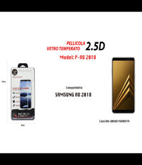 Vetro Temperato Pellicola Per Samsung Galaxy A8 2018 Copertura Maxtech P-a8 2018         