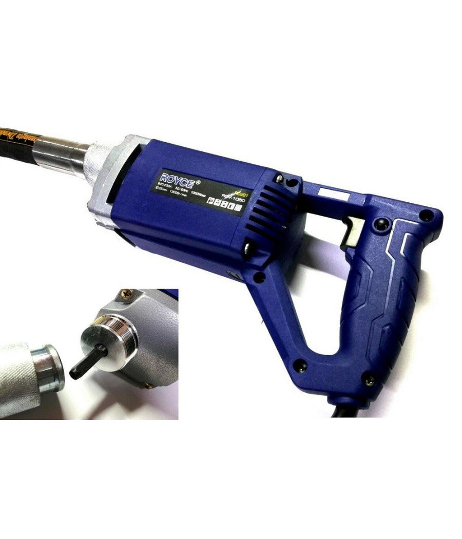 Vibratore Elettrico Portatile Per Calcestruzzo Monofase 1050w 35mm Rcv-1050         