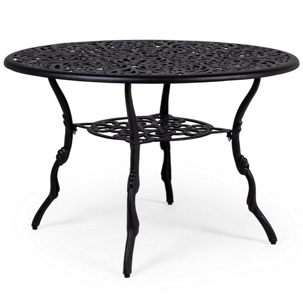 Tavolo In Alluminio Antracite 110 Cm BIZZOTTO VICTORIA