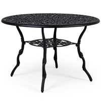 Tavolo In Alluminio Antracite 110 Cm BIZZOTTO VICTORIA