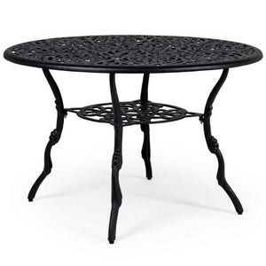 Tavolo In Alluminio Antracite 110 Cm BIZZOTTO VICTORIA