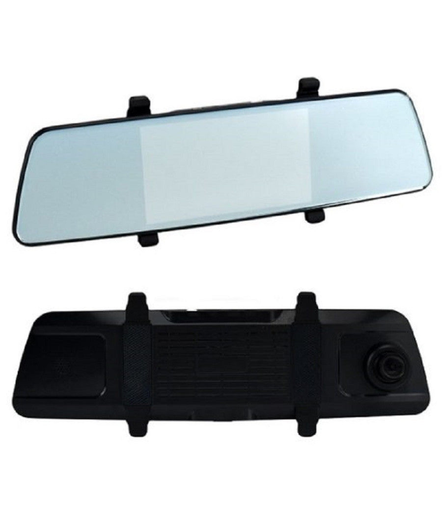 Videocamera Dash Cam Per Auto 5,5" Touch Screen Specchietto Retrovisore Q-ca579         