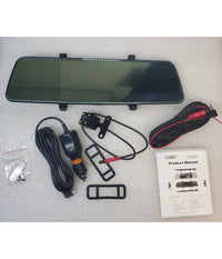 Videocamera Dash Cam Per Auto 5,5" Touch Screen Specchietto Retrovisore Q-ca579         