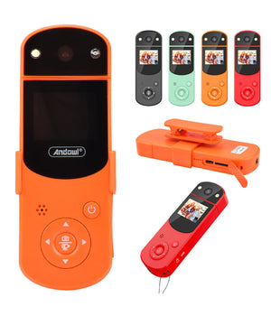 Videocamera Portatile Q-sd2 Mini Action Camera Hd Clip Vestiti Ruotabile 1080p         