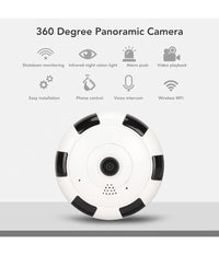 Videocamera V380s Ip Sorveglianza Panoramica Vr Cam 360° Wifi Telecamera         