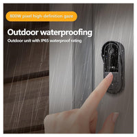 Trade Shop - Videocitofono Campanello Senza Fili Da Esterno Impermeabile Ip67 Schermo Ips 4,3'' -