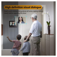 Trade Shop - Videocitofono Campanello Senza Fili Da Esterno Impermeabile Ip67 Schermo Ips 4,3'' -
