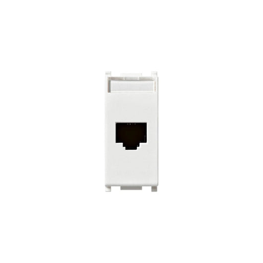 Vimar presa rj45 con connettore netsafe cat.5e cablaggio universale t568a/b 8 contatti