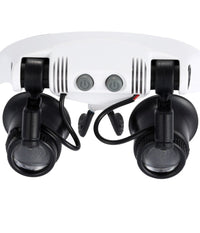 Visiera Occhiali Lente Ingrandimento Precisione Con 2 Led 4 Lenti Luce 9892gj-3a         