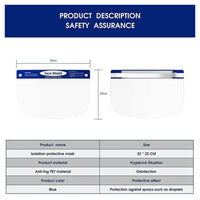 Trade Shop - Visiera Protettiva A Protezione Totale Universale X Testa E Occhi Riutilizzabile -