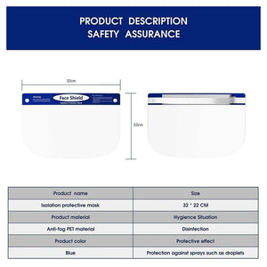 Trade Shop - Visiera Protettiva A Protezione Totale Universale X Testa E Occhi Riutilizzabile -