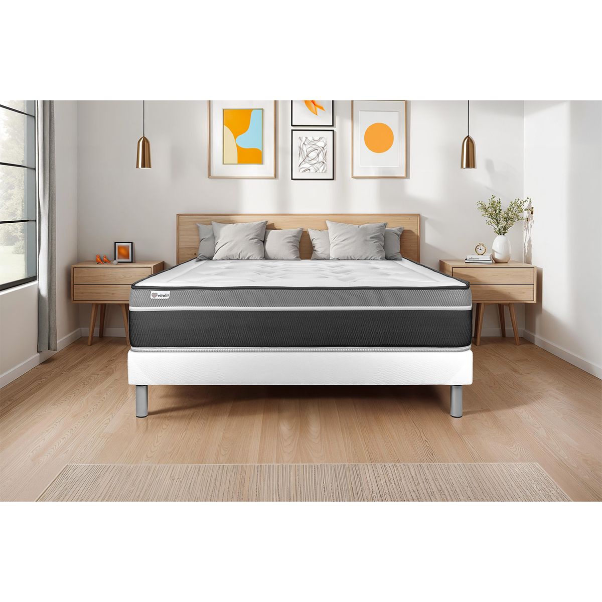 Rete a doghe 90x190 cm - Tessuto di tela - Kit fai-da-te