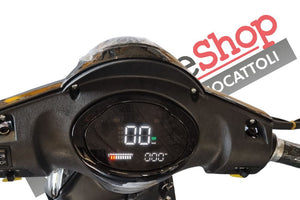 Bici Elettrica Scooter Velocipede Vitale NJT-007 250W  20Ah 48V Batteria a Grafene colore Bianco