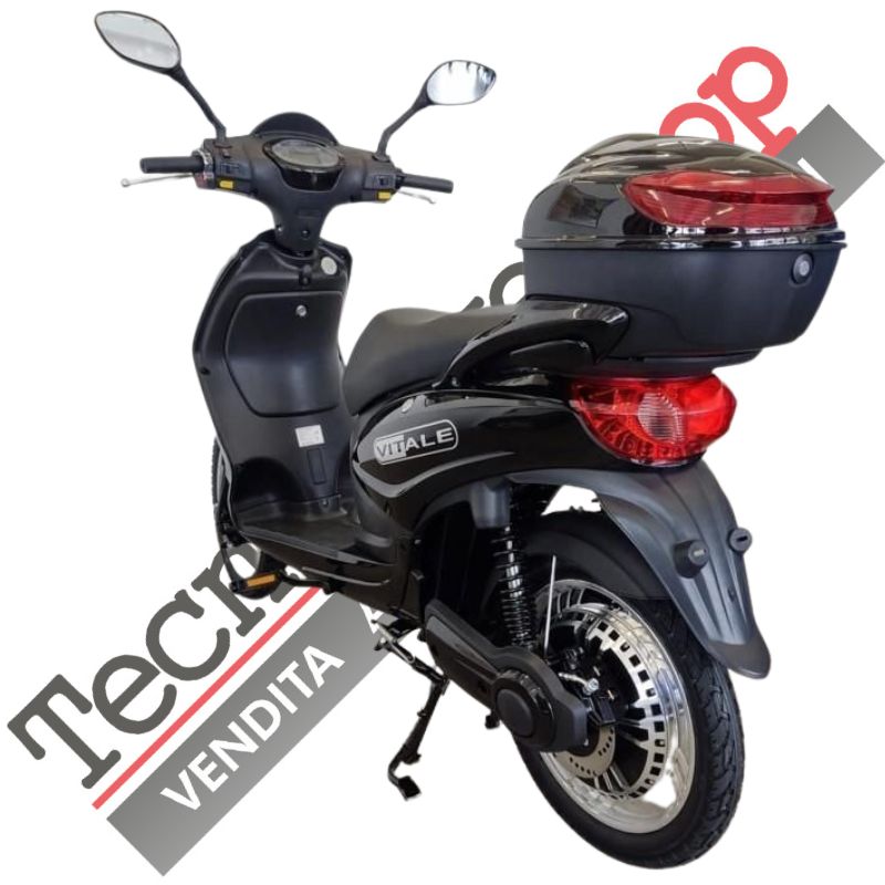 Bici Elettrica Scooter Velocipede Vitale NJT-007 250W  20Ah 48V Batteria a Grafene-Nero