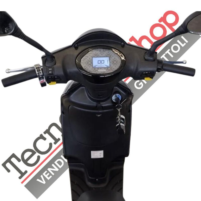 Bici Elettrica Scooter Velocipede Vitale NJT-007 250W  20Ah 48V Batteria a Grafene-Nero