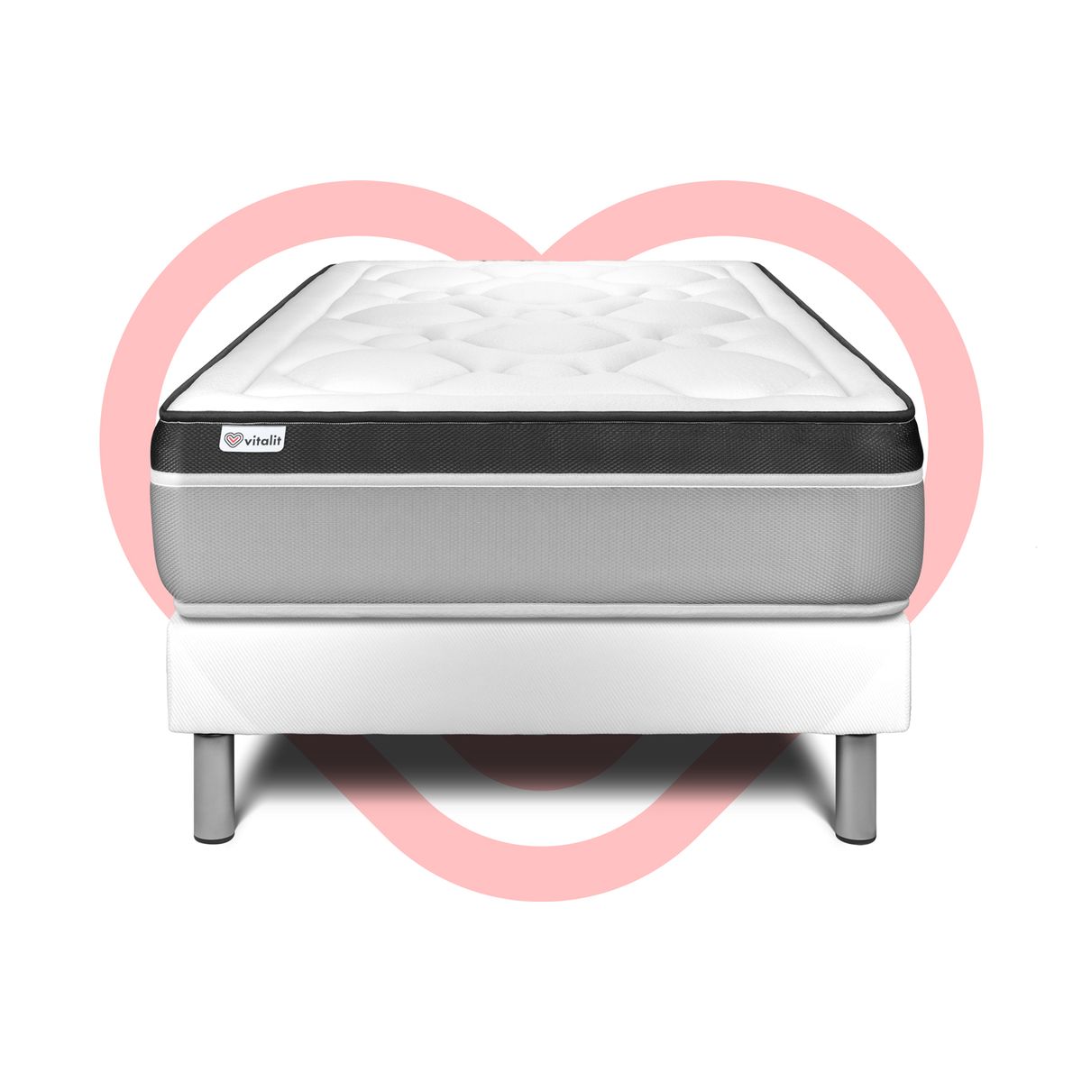 Set materasso e base 90x190 cm - Vital Ergo